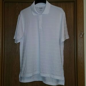 Adidas white golf shirt